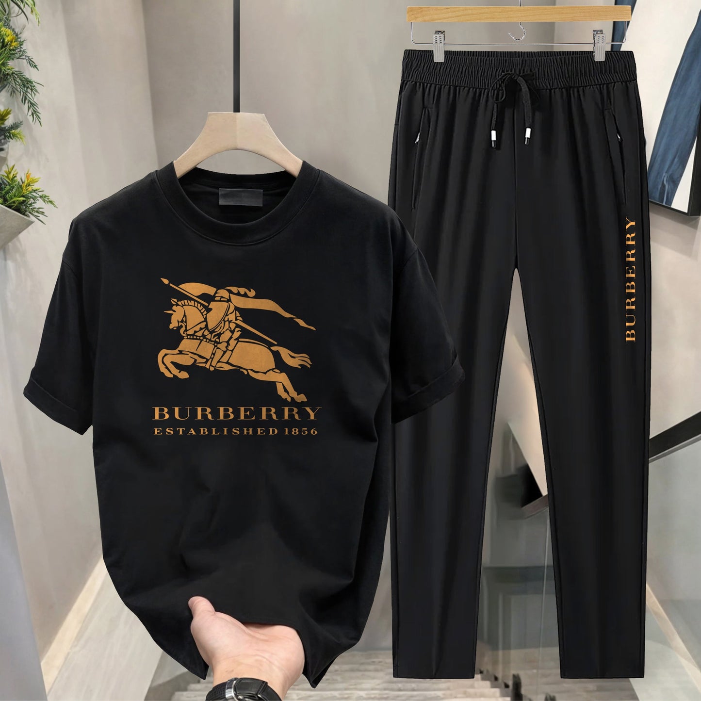 Men's Luxury Branded Co-Ord Set